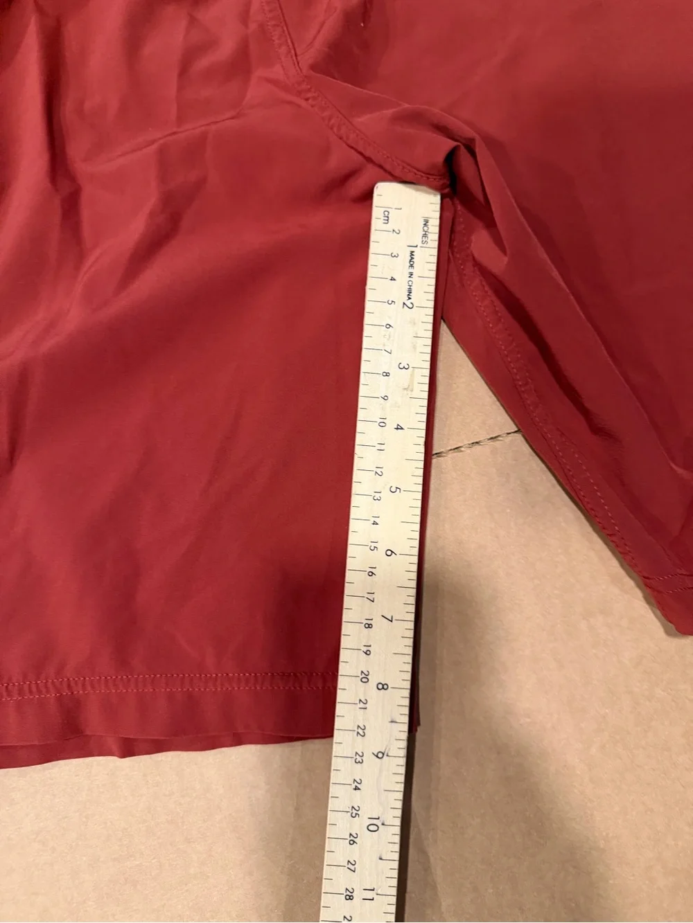 Prana Breathable Pull-On Shorts in Deep Coral